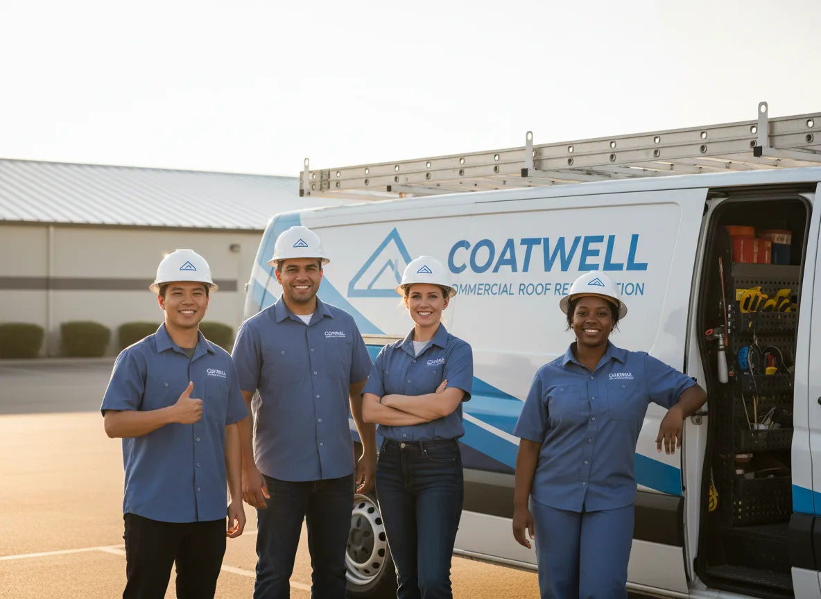 Commercial roof coating company in Summit Hill, PA